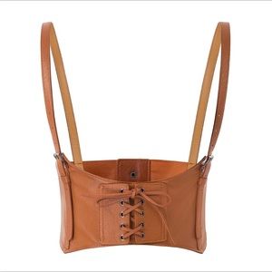 Classy Corset Leather Cinch Belt New